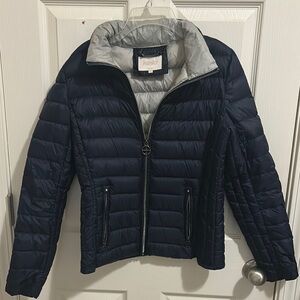Laundry By Shelli Segal Navy and Gray Jacket